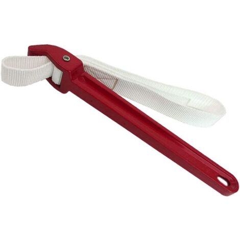 Clé à Sangle Universel Clé à Sangle, Clé à Sangle En Caoutchouc, Clé Multi Outils Clé à Sangle, La Norme Ajustable Universel Alliage d'Aluminium Nylon Clé à Sangle Tuyau pour Tracteur, Filtre à Huile