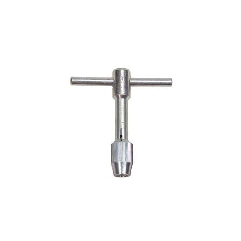 Clé à taraud manuelle en T - 80 mm pour tarauds de 3 à 5