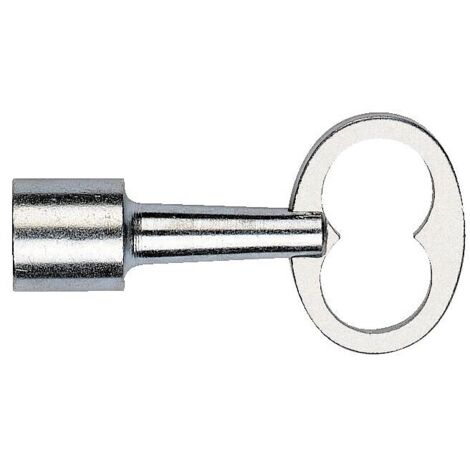 Clé à triangle pompier de 14 mm en acier zingué longueur 80 mm type 54 - DFC2 DIFFUSION