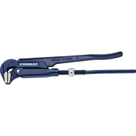Clé à tube PROMAT (longueur totale 425 mm, portée 0-62 mm / pour tuyaux 1 1/2") - 4000810693