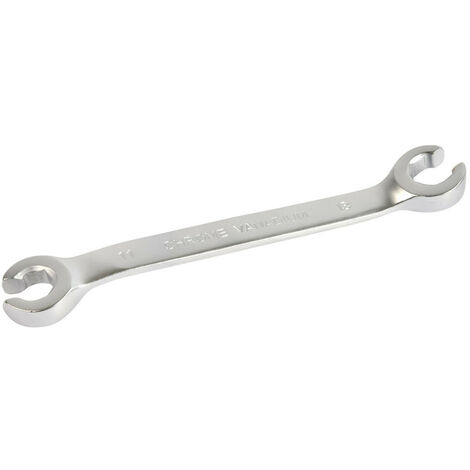 Clé à tuyauter 11x13 mm satinée chrome vanadium - AUTOBEST