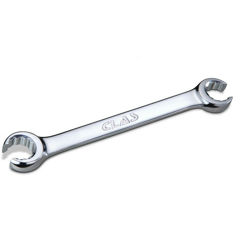 Clé à tuyauter 8x10mm 6 pans angle 13° CrV - OS 0071 - CLAS Equipements
