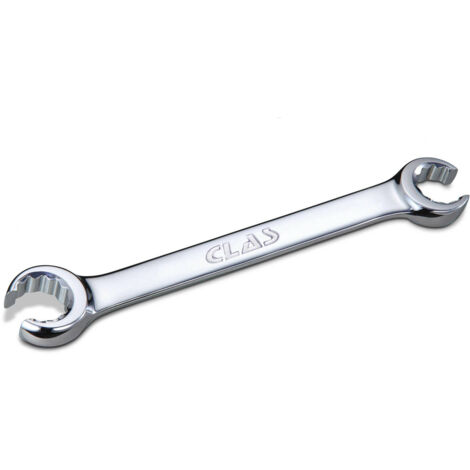 Clé à tuyauter 9x11mm 6 pans angle 13° CrV - OS 0072 - CLAS Equipements