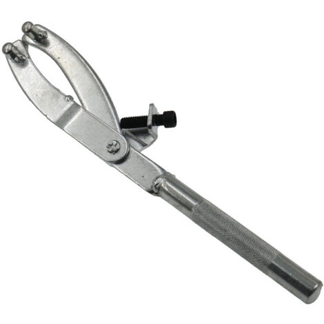 Clé à volant moteur blanche en forme de Y, poulie de courroie, support de magnéto, étrier de volant moteur, outils de réparation de moto
