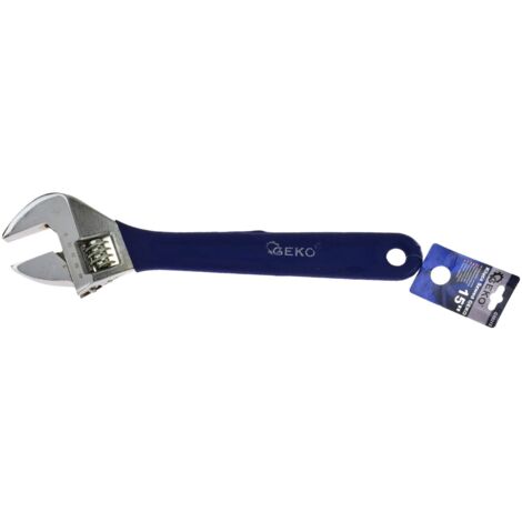 Clé ajustable geko g10215 acier chrome vanadium 375 mm