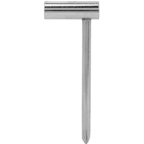 Clé Allen 6,35mm en Métal pour Réglage de Guitare - Accessoire Instrument de Musique (Argent)