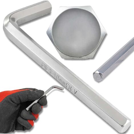Clé Allen JCB HEX CRV 8 mm 6 pans type L
