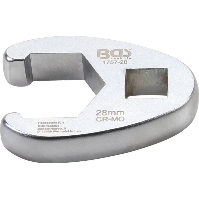 Clé col de cygne 12,5 mm (1/2) 28 mm bgs 1757-28