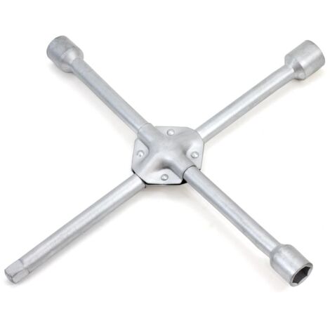 Clé cruciforme pour roue de voiture 17 mm, 19 mm, 21 mm, 1/2" AMIO-01278
