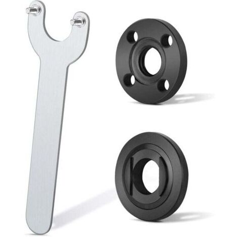 Clé d'angle de serrage pour meuleuse Clé de verrouillage en métal Compatible Milwaukee Ma-kita 193465-4 Bo-sch Black & Decker Ryobi 4.5"5" 5/8-11