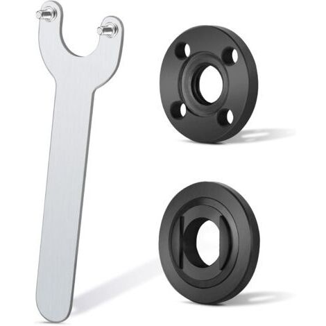 Clé d'angle de serrage pour meuleuse Clé de verrouillage en métal Compatible Milwaukee Ma-kita 193465-4 Bo-sch Black & Decker Ryobi 4.5"5" 5/8-11
