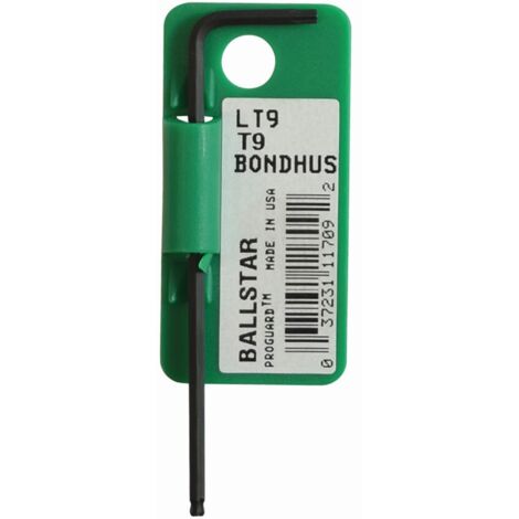Clé d’angle Torx Long Ball Tip T9 Bondhus 11709