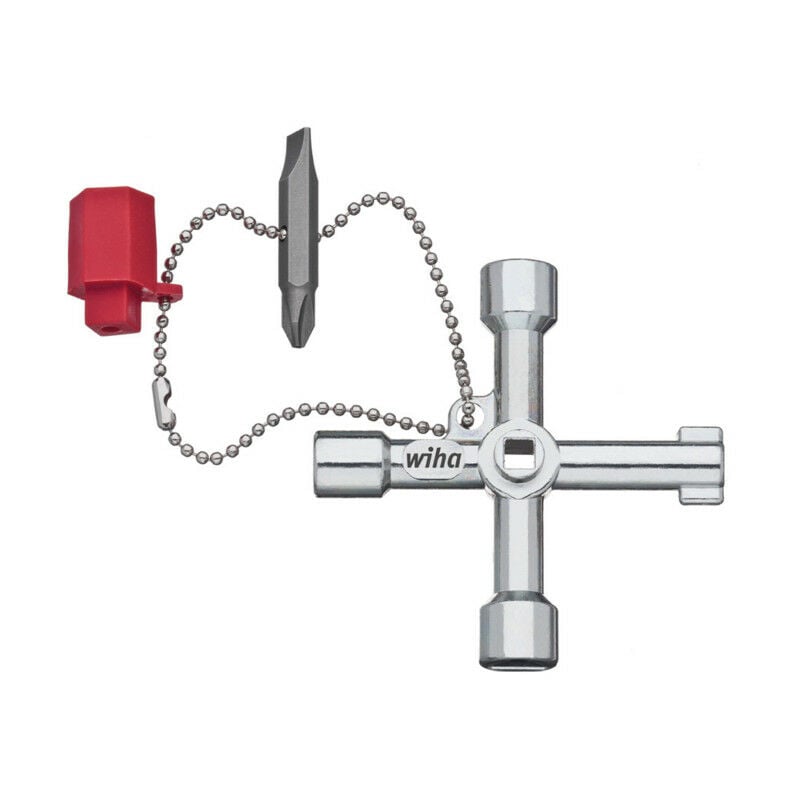 Wiha - Clé D'Armoire Electrique Universelle Elektro En Croix 36114