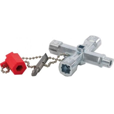 Clé de coffret électrique Double tête 11 fonctions avec adaptateur pour embouts