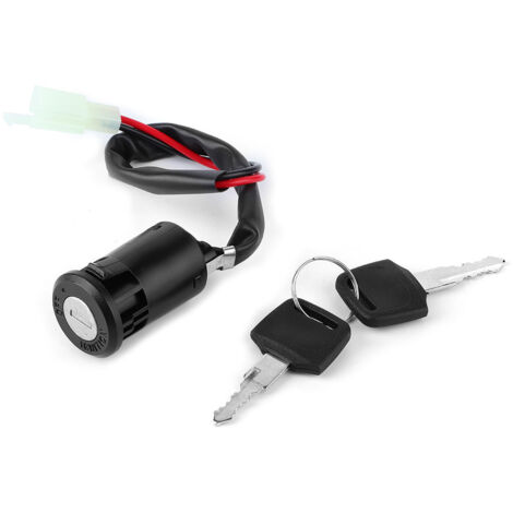 Clé de commutateur d'allumage électromobile 2 fils accessoires de Moto universels adaptés pour Suzuki Scooter ATV