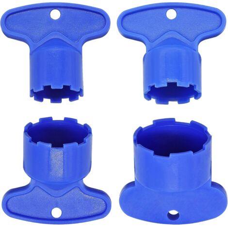 Clé de démontage d'aérateur de robinet (lot de 4) - Comprend les clés M16,5, 18,5, 21,5 et 24, pour robinet de salle de bain et cuisine.