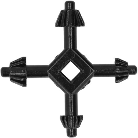 Clé de mandrin 4 en 1 en acier 45 pour perceuse, multifonctionnelle avec dents en alliage