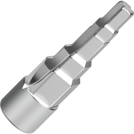 Clé de montage étagée, clé étagée universelle avec douille carrée 1/2 pouce pour sanitaires et radiateurs, clé à cliquet, radiateur de chauffage monté sur robinet, foret étagé
