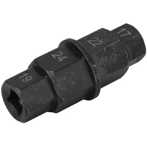 Clé de montage pour axe de roue moto, outil de réparation pour fourche avant 17mm 19mm 22mm 24mm, tournevis pour pneu moto.