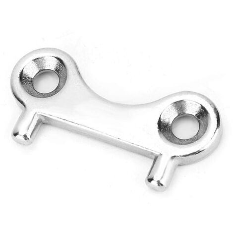 Clé de plaque de remplissage , clé de pont de bateau universelle, réservoir de carburant pour eau, gaz (argent)
