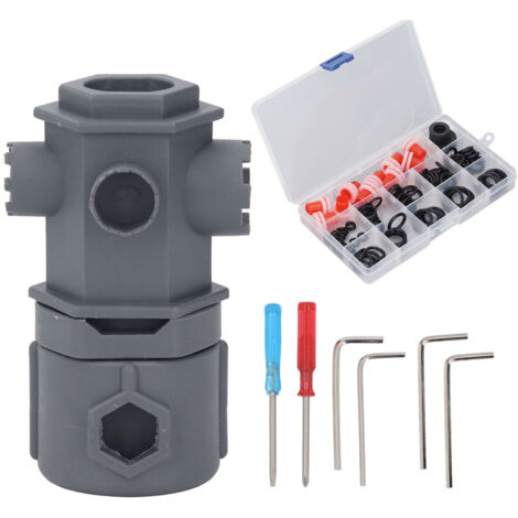 Clé de Plomberie Multifonction 16 en 1 pour Installation Sous Évier - Kit Professionnel avec Gaskets Variés