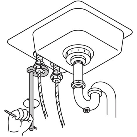 Clé de plomberie Truper LLAP-12 300 mm