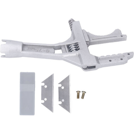 Clé de plombier en alliage d'aluminium, grande ouverture antidérapante multifonctionnelle pour Tube d'évier à espace restreint