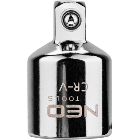 Clé de précision NEO 1/4""M x 3/8""F, réduction, acier au chrome vanadium