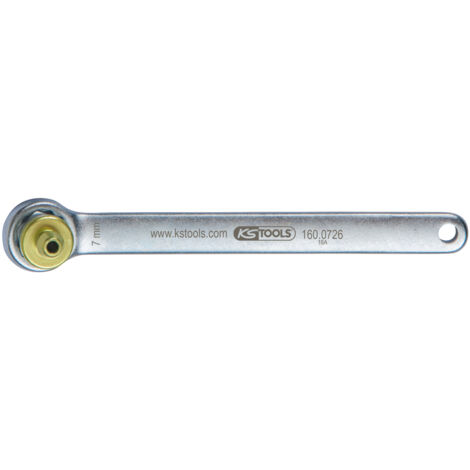 Clé de purge de frein KS Tools, extra courte, 7 mm, verte