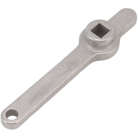 Clé de purge pour radiateur en acier inoxydable 304, tête simple pour trou de 5mm, outil de plomberie