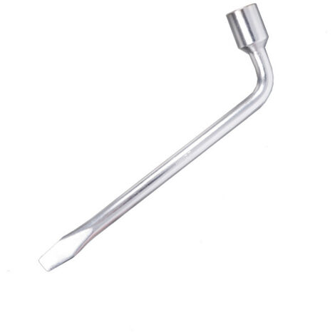 Clé de roue robuste 21 mm, clé à douille, écrou, boulon hexagonal, outil de réparation de voiture avec poignée extensible pour un effet de levier supplémentaire, kit d'outils de