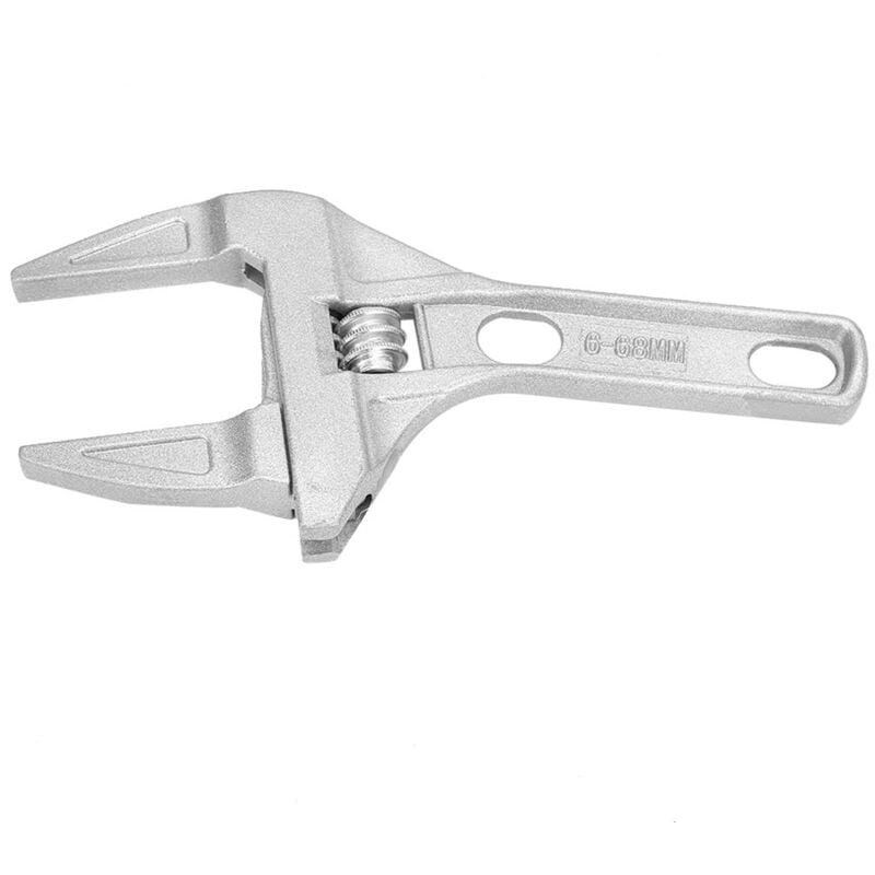 Clé de salle de bain à grande ouverture Outil à main multifonctionnel pour salle de bain, clé à écrou