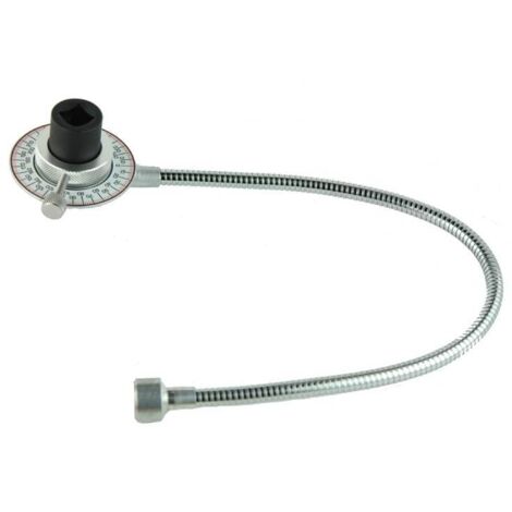 Clé de serrage angulaire 1/2 – Bras flexible et magnétique – Carré conducteur 360° – Pour espaces confinés – Force
