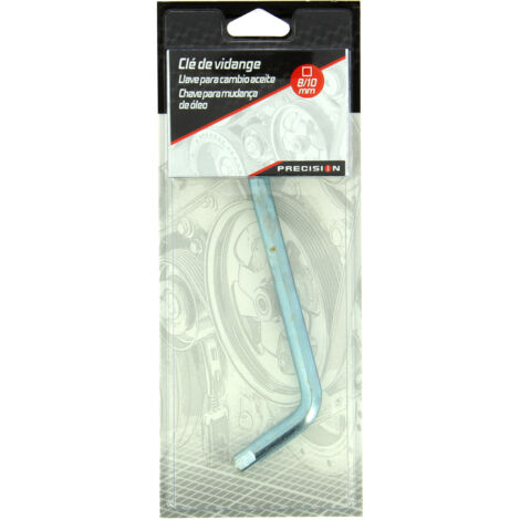 Clé de vidange carré - PRECISION STEEL - 8-10 mm