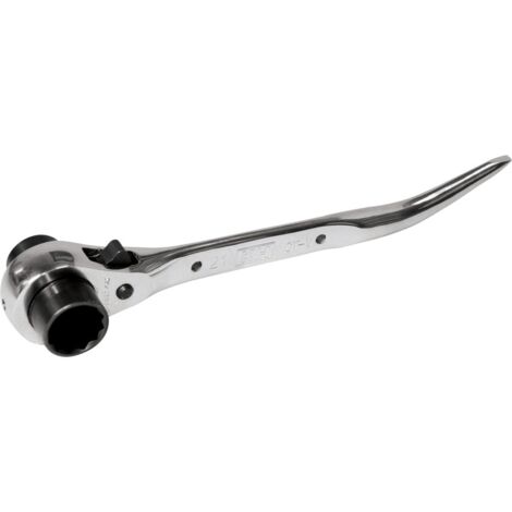 Clé d'échafaudage double à douille profonde - 21/23 mm