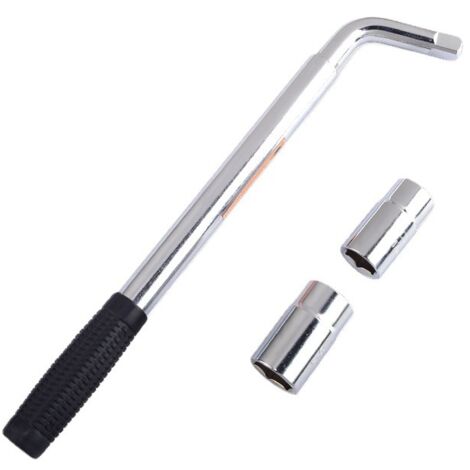 Clé Démonte Roue Télescopique 17 19 21 23mm Extracteur de Boulon Antivole Universel Clé De Roue