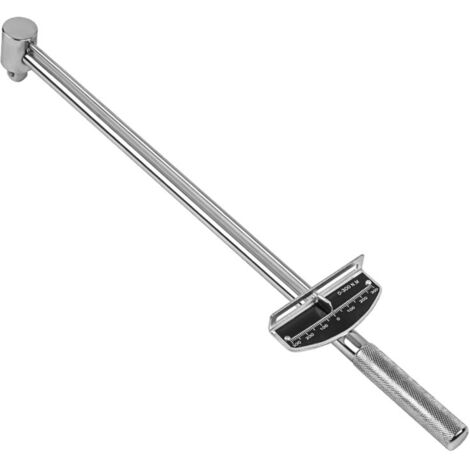 Clé dynamométrique 1/2" 0-300 N·m acier chrome-vanadium réglable