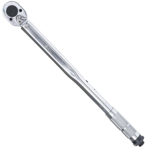 Clé dynamométrique 1/2' 28-210 Nm – Cliquet réversible – Déclenchement sonore – Verrouillage du couple de serrage