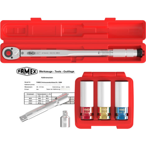 Clé dynamométrique 1/4 Magnusson acier au carbone