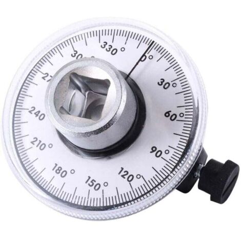 Clé dynamométrique 1/2 pouce, jauge d'angle, jeu de clés dynamométriques 1/2 pouce avec entraînement réglable à 360°, outils de mesure professionnels