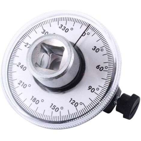 Clé dynamométrique 1/2 pouce, outil de mesure d'angle, clé dynamométrique réglable à 360°, clé dynamométrique 1/2 pouce, outil de mesure professionnel