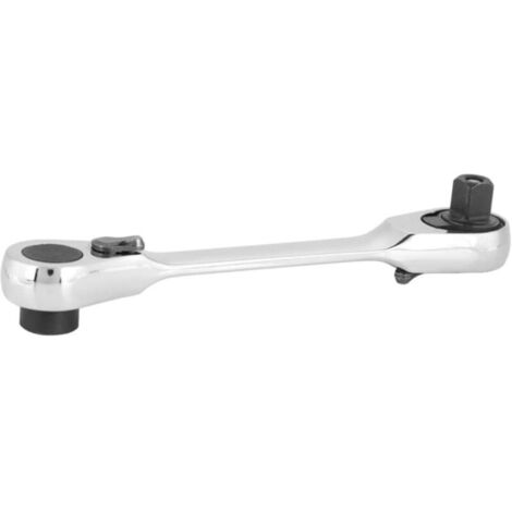 Clé dynamométrique 1/4 " Clic à douille à cliquet Clé hexagonale Clé hexagonale Tournevis en métal argenté Clé Allen 104 mm