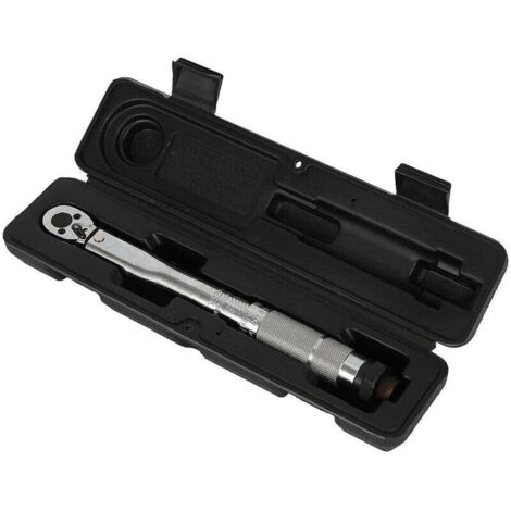 Clé Dynamométrique 1/4 pouce calibrée 5-25 NM Cliquet Dynamométrique Boîte