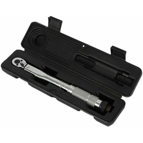 Clé Dynamométrique 1/4 pouce calibrée 5-25 NM Cliquet Dynamométrique Boîte
