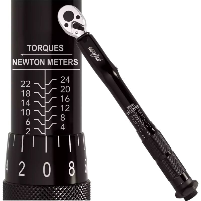 MJW Clé dynamométrique 1/4"" 2-24 Nm noir