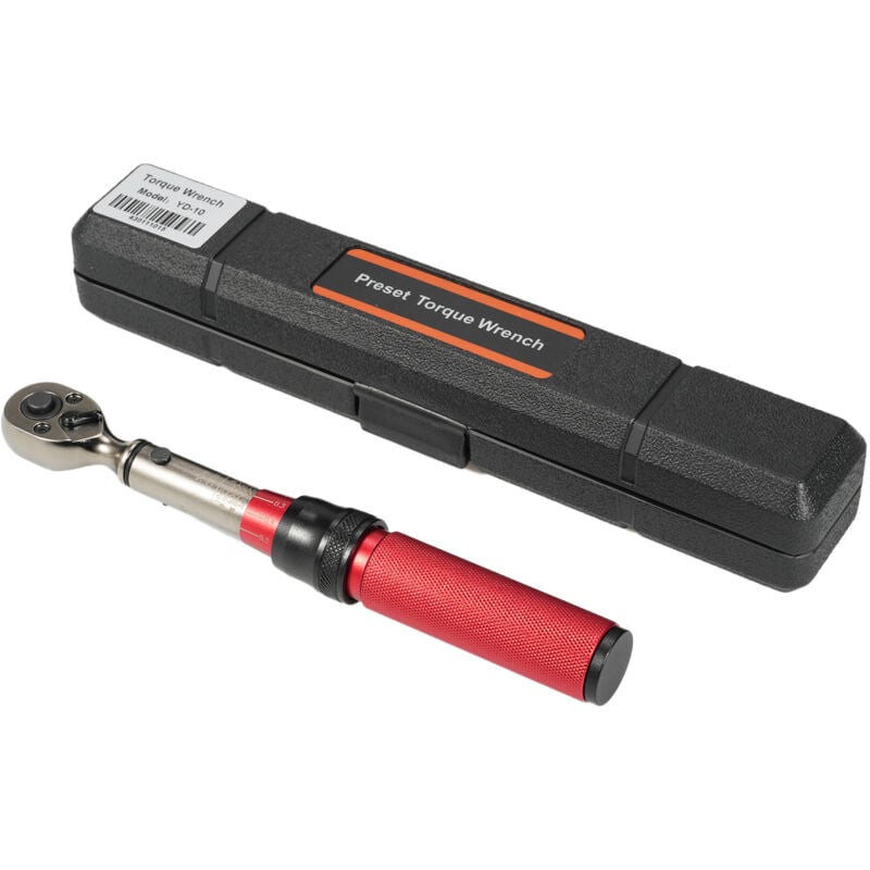 Lifcausal - Clé dynamométrique à cliquet de 1/4 po Clé dynamométrique réversible à double sens à 72 dents avec boucle pour l'entretien des vélos,