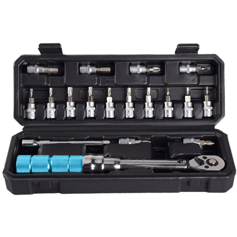 Lifcausal - Clé dynamométrique à dégagement rapide Clés dynamométriques préréglées de haute précision Tête à cliquet 1/4 pouce Outil de réparation de