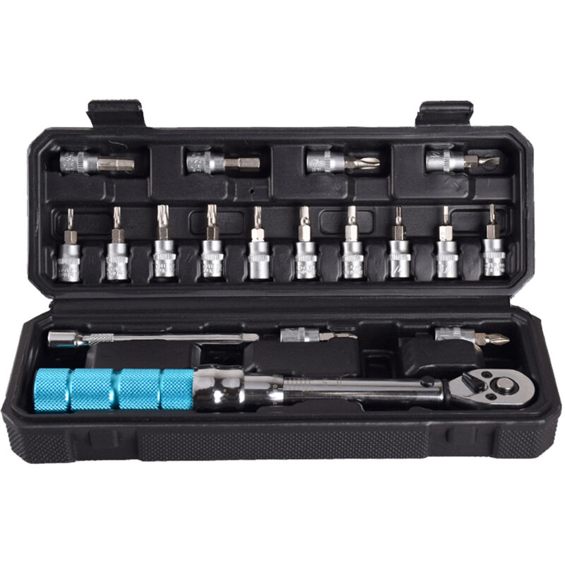 Lifcausal - Clé dynamométrique à dégagement rapide Clés dynamométriques préréglées de haute précision Tête à cliquet 1/4 pouce Outil de réparation de