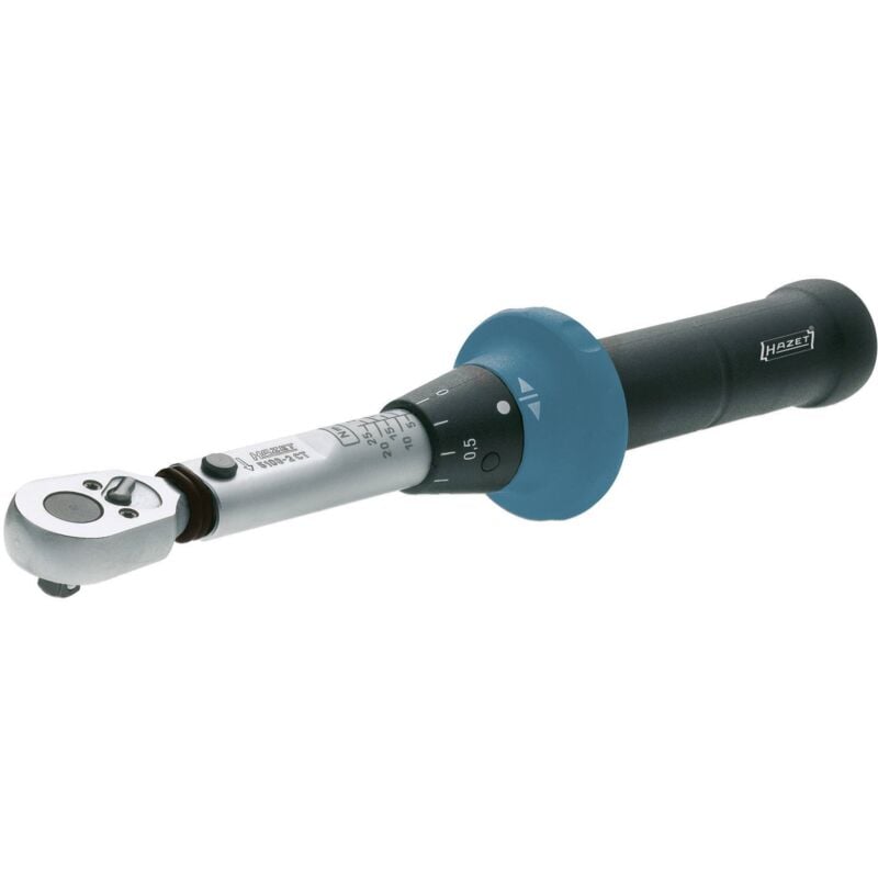 Clé dynamométrique Hazet 5108-2CT avec cliquet réversible 1/4 (6.3 mm) 2.5 - 25 Nm