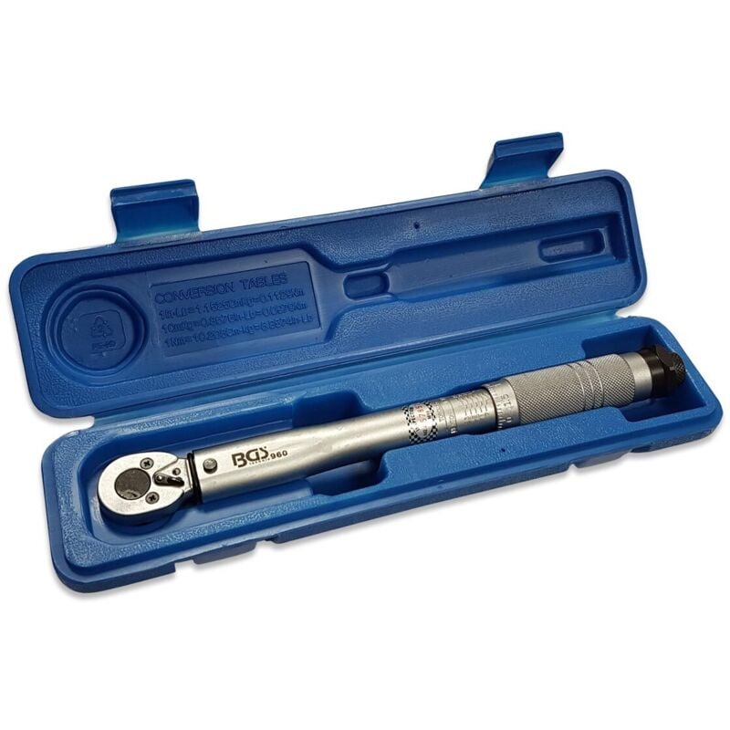 Bgs Technic - Cle dynamometrique bgs carre 1/4 couple de serrage 5-25 nm